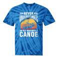 Women's Canoe Old Man Tie-Dye T-Shirts Blue Tie-Dye
