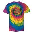 Canoe Ghost Camping Ghost Lake Halloween Spooky Fall Camping Tie-Dye T-Shirts Rainbow Tie-Dye