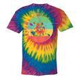 Canoeing Shirt Vintage Retro Canoe Tie-Dye T-Shirts Rainbow Tie-Dye