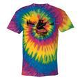 Kayaking Bear Retro Sunset Paddling Canoe Outdoor Adventure Tie-Dye T-Shirts Rainbow Tie-Dye