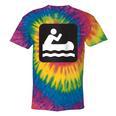 Outdoors Water Sports Canoe Canoeist Raglan Baseball Tee Tie-Dye T-Shirts Rainbow Tie-Dye