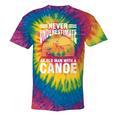Women's Canoe Old Man Tie-Dye T-Shirts Rainbow Tie-Dye