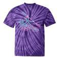 Canoe Canoeing Kayak Paddling Canoeist Raglan Baseball Tee Tie-Dye T-Shirts Purple Tie-Dye