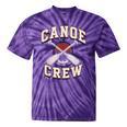 Canoe Crew Paddling Team Retro Graphic Tie-Dye T-Shirts Purple Tie-Dye