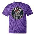 Canoe Fishing Crew Vintage Bass Paddles Tie-Dye T-Shirts Purple Tie-Dye