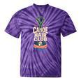 Canoe Hair Club Paddling Retro Comfort Colors Crop Top Tie-Dye T-Shirts Purple Tie-Dye