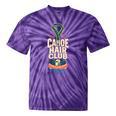 Canoe Hair Club Paddling Retro Tie-Dye T-Shirts Purple Tie-Dye