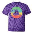 Canoeing Shirt Vintage Retro Canoe Tie-Dye T-Shirts Purple Tie-Dye