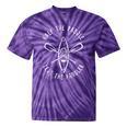 Half The Paddle Twice The Paddler Canoeing Raglan Baseball Tee Tie-Dye T-Shirts Purple Tie-Dye
