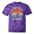 I'D Rather Be Kayaking Canoe Boating Vintage Kayak Tie-Dye T-Shirts Purple Tie-Dye