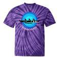 Kai Outrigger Canoe Hawaii Aloha State Paddling Retro Tie-Dye T-Shirts Purple Tie-Dye