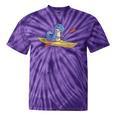 Kayak T Rex Dinosaur Canoe Shirt Kayak For Children Tie-Dye T-Shirts Purple Tie-Dye