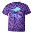 Kayak Kayak Vintage Mountains Canoe Kayak Tie-Dye T-Shirts Purple Tie-Dye