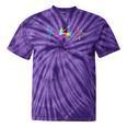 Kayaking Heartbeat Tie Dye Canoe Boating Kayaks Tie-Dye T-Shirts Purple Tie-Dye