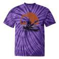 Kayaking Sloth Kayak Kayaker Canoe Paddling Tie-Dye T-Shirts Purple Tie-Dye