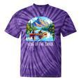 King Of The Canoe Canoeing Tie-Dye T-Shirts Purple Tie-Dye
