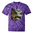 Lakeside Canoe Cabin Escape Scene Tie-Dye T-Shirts Purple Tie-Dye Lakeside Canoe Cabin Escape Scene Tie-Dye T-Shirts Purple Tie-Dye