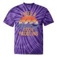 I Need A Good Paddling Retro Sunset Canoe Raglan Baseball Tee Tie-Dye T-Shirts Purple Tie-Dye