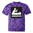 Outdoors Water Sports Canoe Canoeist Raglan Baseball Tee Tie-Dye T-Shirts Purple Tie-Dye