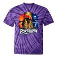 Portaging Canoe Wilderness Adventure Scenic Graphic Tie-Dye T-Shirts Purple Tie-Dye