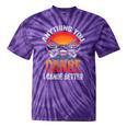 Women's Everything You Canoe I Canoe Better Tie-Dye T-Shirts Purple Tie-Dye