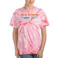 Canoe Canoeing Retro Canoe Raglan Baseball Tee Tie-Dye T-Shirts Coral Tie-Dye