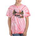Canoe Ghost Camping Ghost Lake Halloween Spooky Fall Camping Tie-Dye T-Shirts Coral Tie-Dye