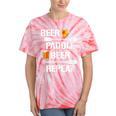 Canoe Kayak Tees Beer Paddle Repeat T-Shirt Tie-Dye T-Shirts Coral Tie-Dye