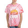 Canoe Old Man Sleeveless Tie-Dye T-Shirts Coral Tie-Dye