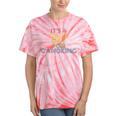 It's A Good Day For Canoeing Retro 70s Vintage Distressed Raglan Baseball Tee Tie-Dye T-Shirts Coral Tie-Dye