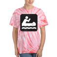 Outdoors Water Sports Canoe Canoeist Raglan Baseball Tee Tie-Dye T-Shirts Coral Tie-Dye