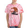 Women's Kayaking Sloth Kayak Kayaker Canoe Paddling Tie-Dye T-Shirts Coral Tie-Dye