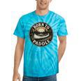 Born To Paddle Canoe Vintage Outdoor Adventure Tie-Dye T-Shirts Turquoise Tie-Dye