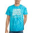 Camp Canoe Repeat Outdoor Adventure Tie-Dye T-Shirts Turquoise Tie-Dye