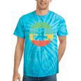 Canoeing Shirt Vintage Retro Canoe Tie-Dye T-Shirts Turquoise Tie-Dye