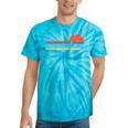 Canoes-Rowing Canoe-Rower Canoeing-Canoeist Vintage Canoes Raglan Baseball Tee Tie-Dye T-Shirts Turquoise Tie-Dye
