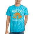 Cool Kayak For Women Girls Kayaker Canoe Kayaking Paddle Oar Tie-Dye T-Shirts Turquoise Tie-Dye