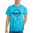 Kai Outrigger Canoe Hawaii Aloha State Paddling Retro Tie-Dye T-Shirts Turquoise Tie-Dye