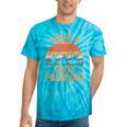 I Need A Good Paddling Retro Sunset Canoe Raglan Baseball Tee Tie-Dye T-Shirts Turquoise Tie-Dye