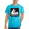 Outdoors Water Sports Canoe Canoeist Raglan Baseball Tee Tie-Dye T-Shirts Turquoise Tie-Dye