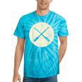Retro Vintage Canoe Paddles Crossing Canoe & Kayaking Tie-Dye T-Shirts Turquoise Tie-Dye