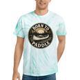 Born To Paddle Canoe Vintage Outdoor Adventure Tie-Dye T-Shirts Mint Tie-Dye