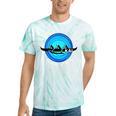 Kai Outrigger Canoe Hawaii Aloha State Paddling Retro Tie-Dye T-Shirts Mint Tie-Dye
