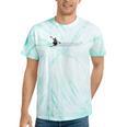 Kayaking Graphic Kayak Figure Kayaker Canoe Paddling Tie-Dye T-Shirts Mint Tie-Dye