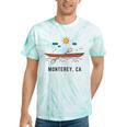 Monterey California Kayak Canoe Paddling Outdoor Tie-Dye T-Shirts Mint Tie-Dye
