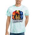 Portaging Canoe Wilderness Adventure Scenic Graphic Tie-Dye T-Shirts Mint Tie-Dye