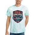 USA Canoe Kayak Paddling American Flag Emblem Tie-Dye T-Shirts Mint Tie-Dye