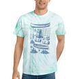 Women's Canoe Wilderness Gear Vintage Chart Collection Illustration Tie-Dye T-Shirts Mint Tie-Dye