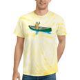 Canadian Canoe Yoke Canoeing Raglan Baseball Tee Tie-Dye T-Shirts Yellow Tie-Dye