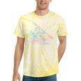 Canoe Canoeing Kayak Paddling Canoeist Raglan Baseball Tee Tie-Dye T-Shirts Yellow Tie-Dye